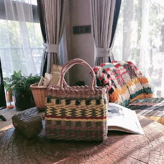 Túi Xách Đan Lát Thời Trang Hè Cho Nữ