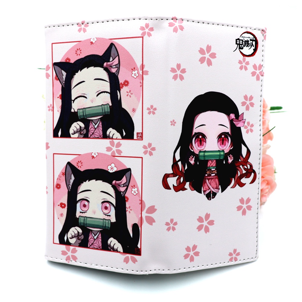 Ví Da PU Dài Họa Tiết Hoạt Hình Kimetsu No Yaiba Demon Slayer Tomioka Giyuu Nezuko Thời Trang