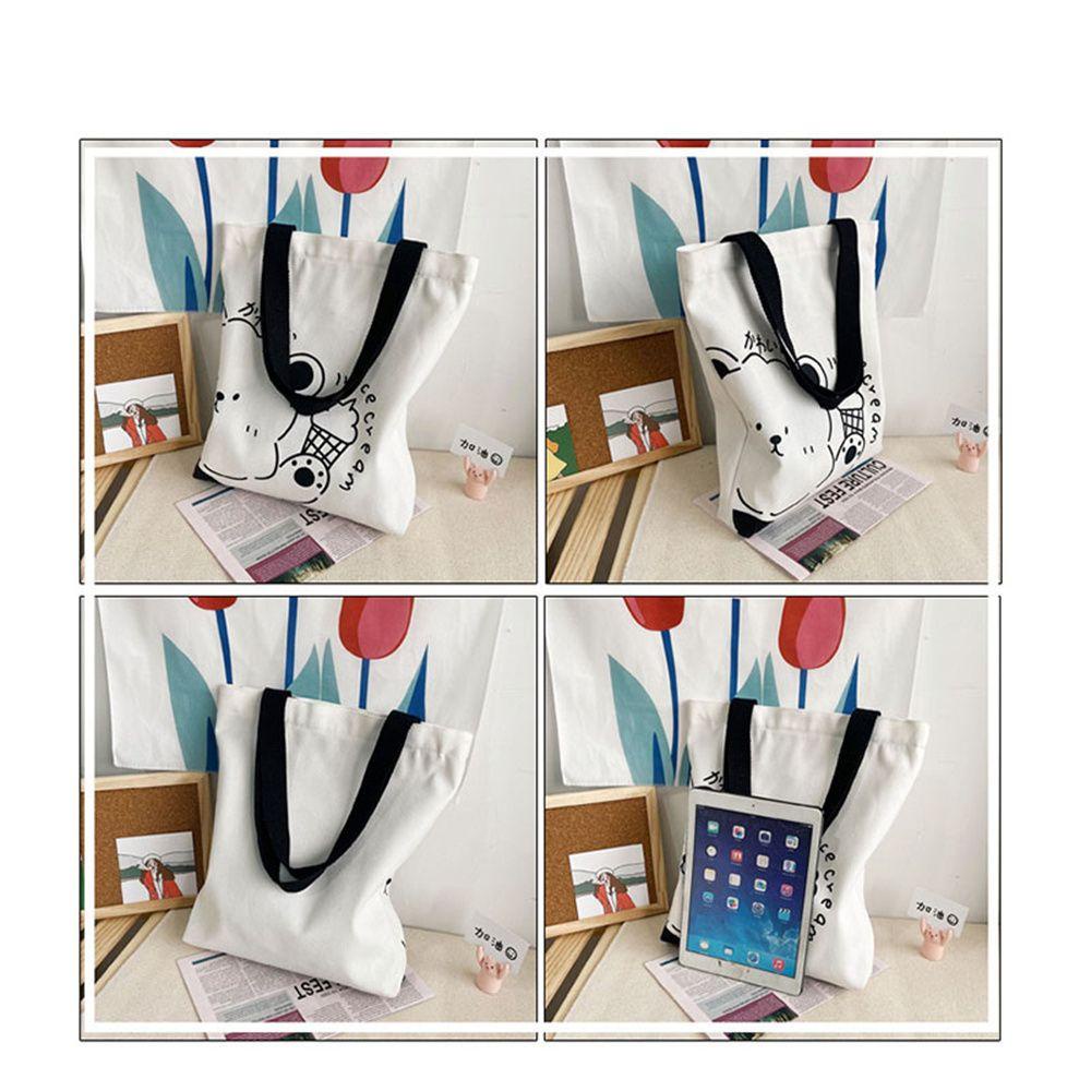 Túi Vải Canvas Đeo Vai Thời Trang Xinh Xắn Cho Nữ KENT1