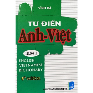 Sách - Từ Điển Anh Việt 120.000 từ - Bìa mềm (Vĩnh Bá)
