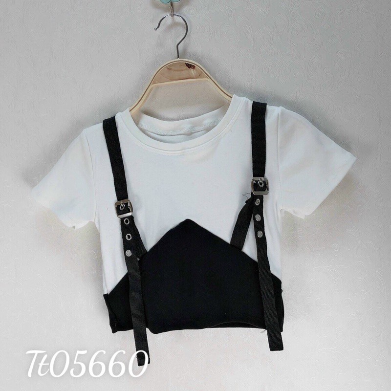 Áo croptop phối dây | BigBuy360 - bigbuy360.vn