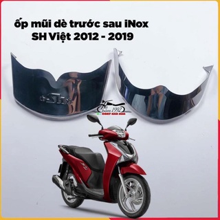 ✅ bộ ốp mỏ dè sh việt 2012 - 2019 xi 7 màu và trắng inox , bọc mõm dè xe sh việt 2012 - 2019 ✅