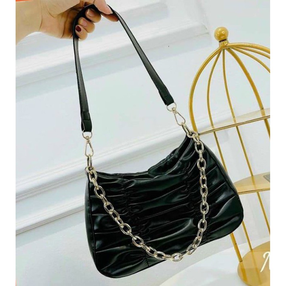 Túi Kẹp Nách Da Đẹp Đeo Vai Thời Trang Bag.thanhthu da dê mềm mịn 516