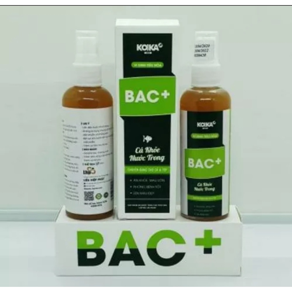 KoiKa BAC+ Vi Sinh TIÊU HÓA Cho CÁ Cảnh Và TÉP Cảnh Thủy Sinh
