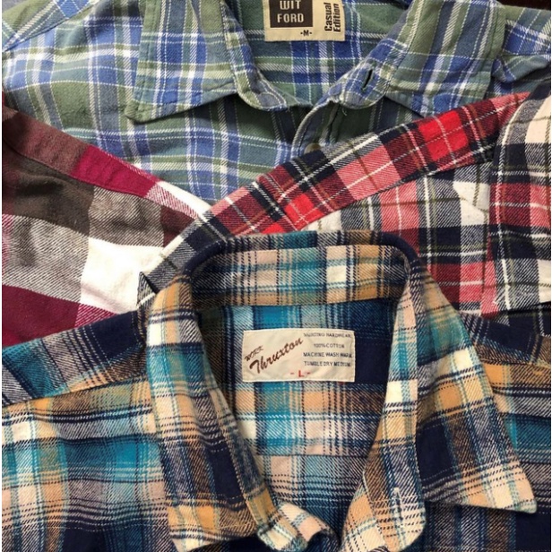 Áo Sơ Mi Flannel Secondhand - 2$ Shop - Chọn Mẫu (1)