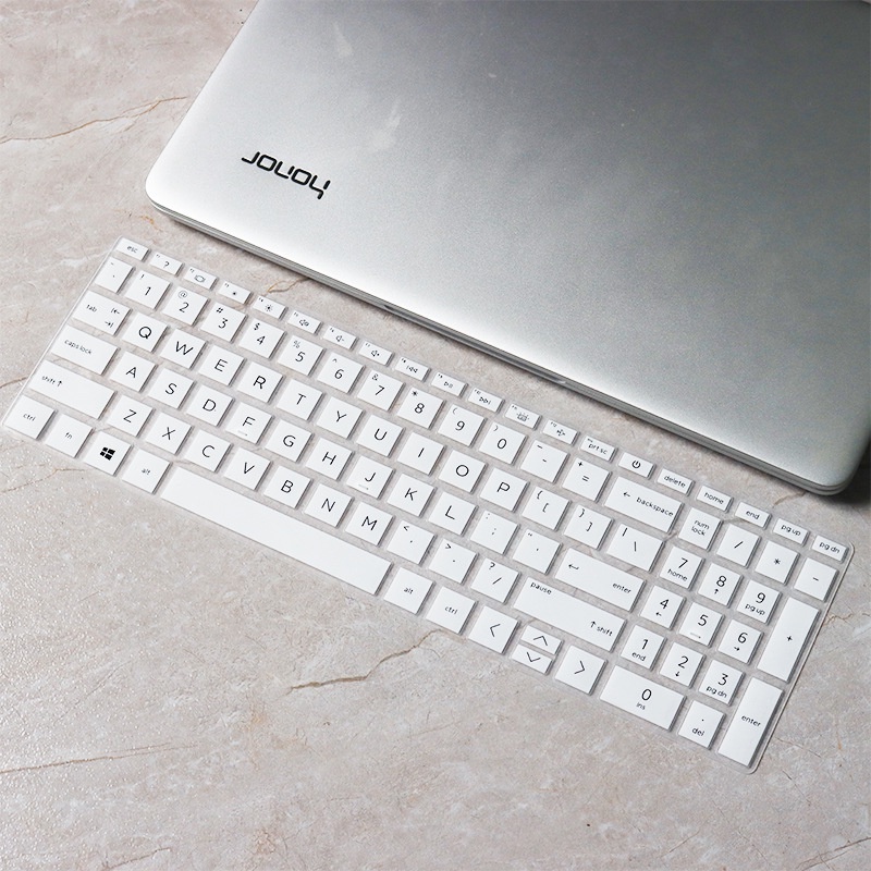 Tấm phủ silicon mềm siêu mỏng chống thấm nước chống bụi bảo vệ cho bàn phím máy tính 15.6 Inch Hp 15-eg0010tx