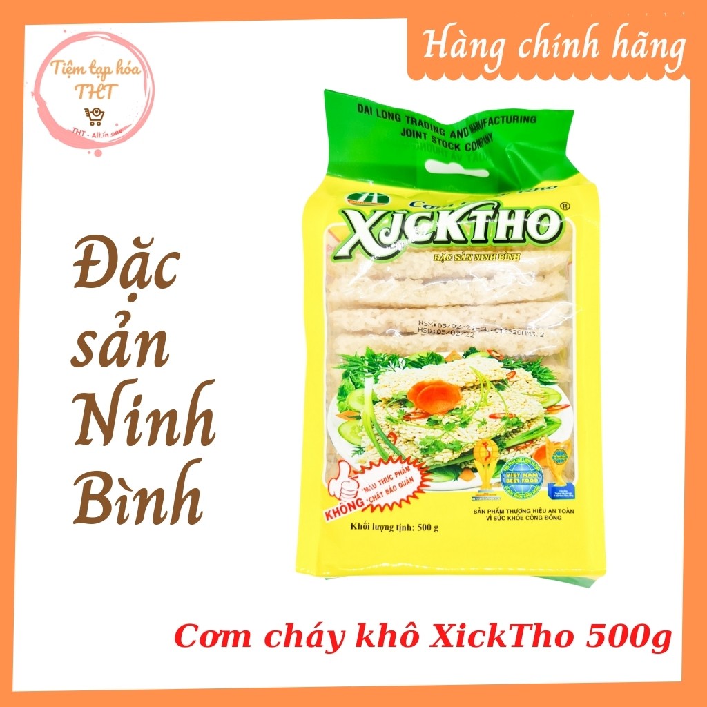 [ĐẶC SẢN] Cơm cháy khô XickTho 500g Ninh Bình