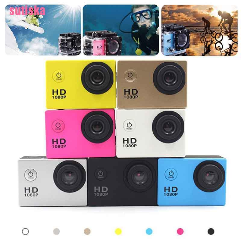Camera hành trình thể thao sutiska Full HD chống thấm nước có điều khiển từ xa | BigBuy360 - bigbuy360.vn