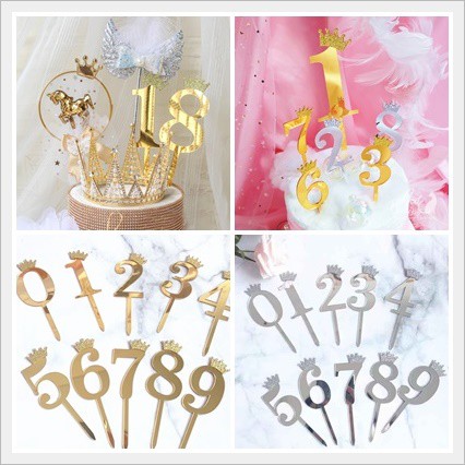 Phụ kiện trang trí bánh kem hình chữ Happy Birthday