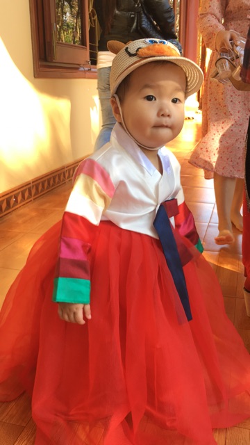 Hanbok bé vải gấm hàn quốc cao cấp [pass]