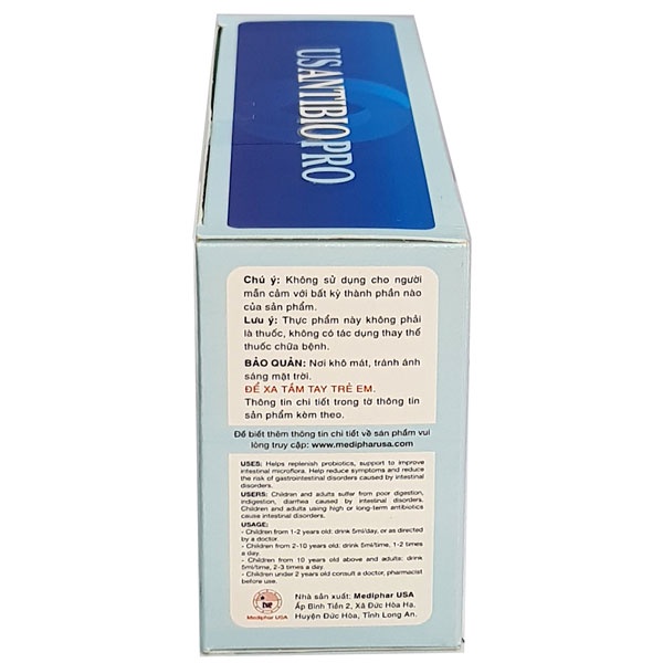 Men vi sinh Usantibiopro – Hỗ trợ giảm rối loạn tiêu hóa, ổn định đường ruột, tăng cường hấp thu dinh dưỡng
