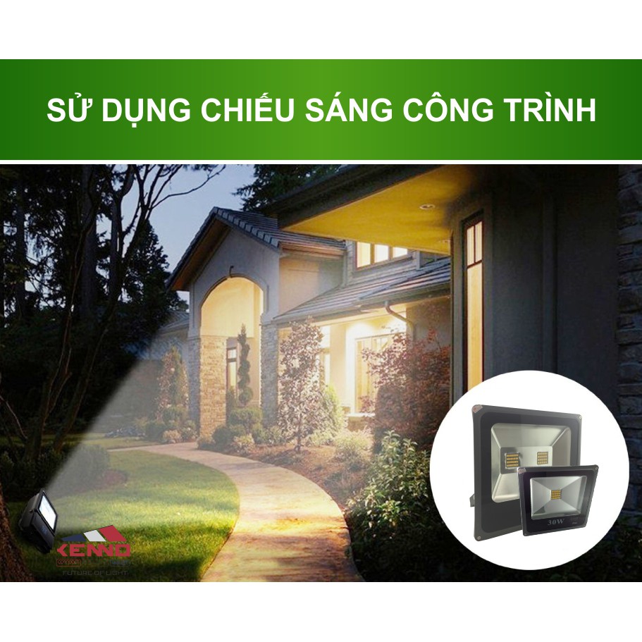 Đèn pha led chống nước chịu lực L1PS 100W-V ánh sáng vàng