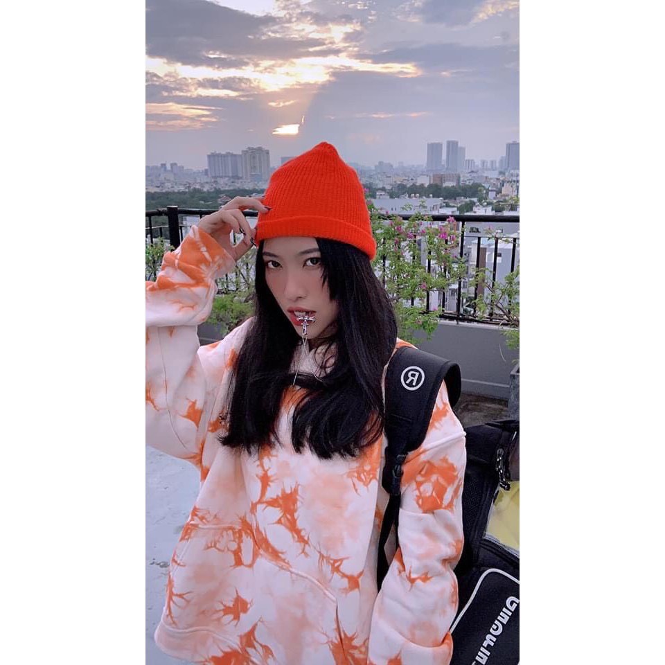 Áo Hoodie Loang-Áo nỉ Có mũ Loang DEGREY UNISEX