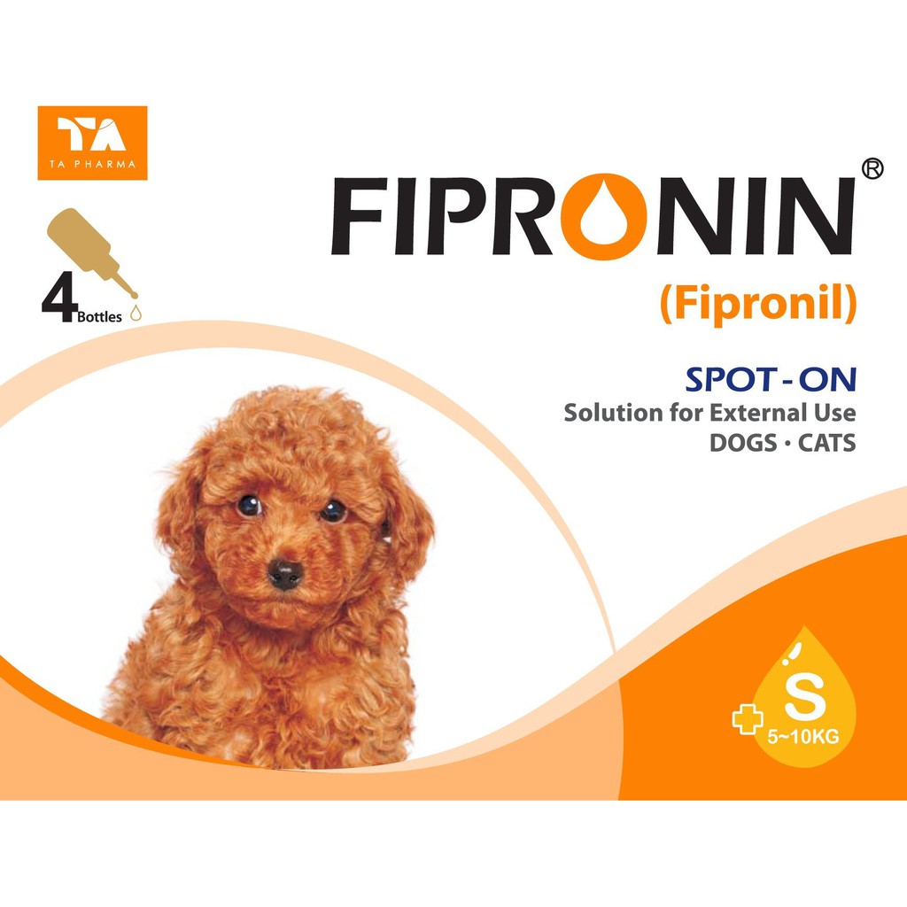 Fipronin - nhỏ gáy trị ve rận trên chó mèo(giá 1 ống)