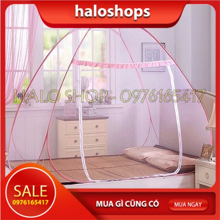 Mùng Màn Chụp chống muỗi Tự Bung Gấp Gọn Thông Minh 1m8 x 2m