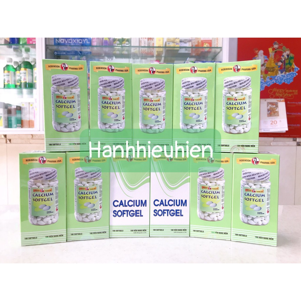 Viên uống Calcium Softgel Chai 100v