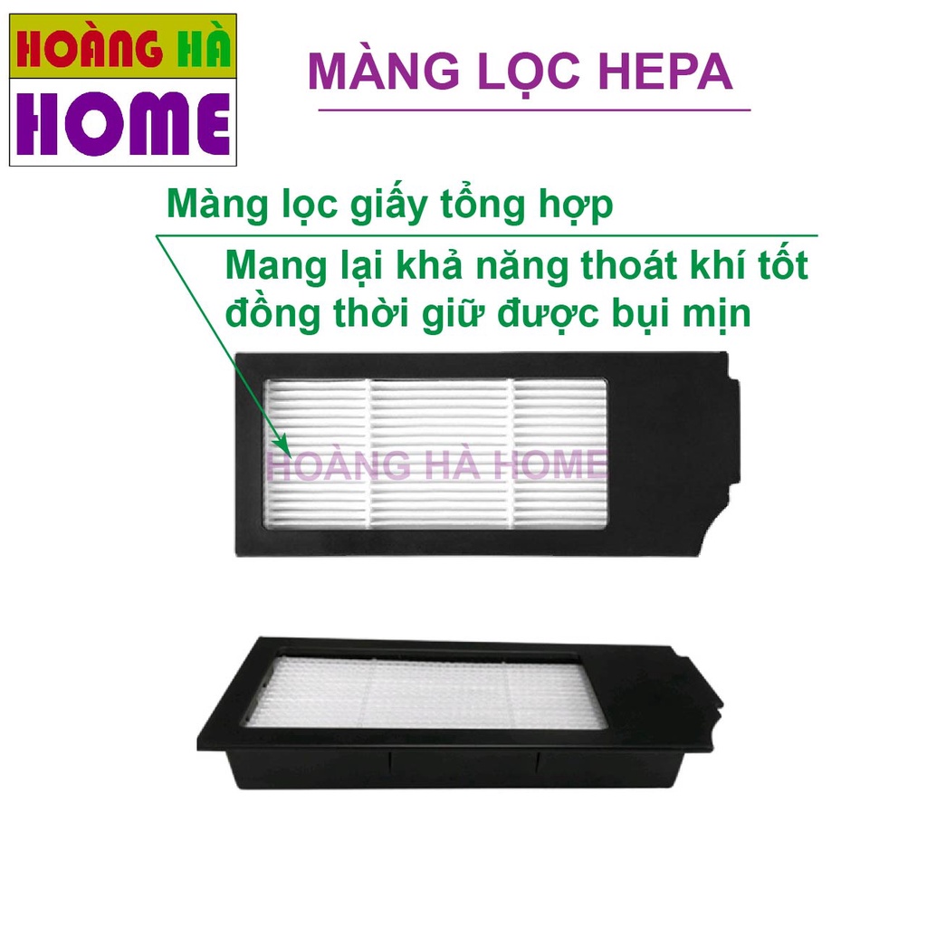 Phụ kiện robot deebot x1 omni x1 turbo, Khăn lau, chổi giữa, chổi cạnh, túi rác, màng lọc hepa robot x1 omni, x1 turbo