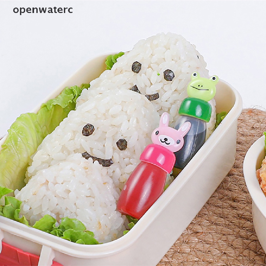 Bộ 4 Lọ Đựng Nước Sốt Mini Hình Động Vật Dễ Thương