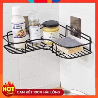 Kệ góc sắt dán tường nhà tắm
