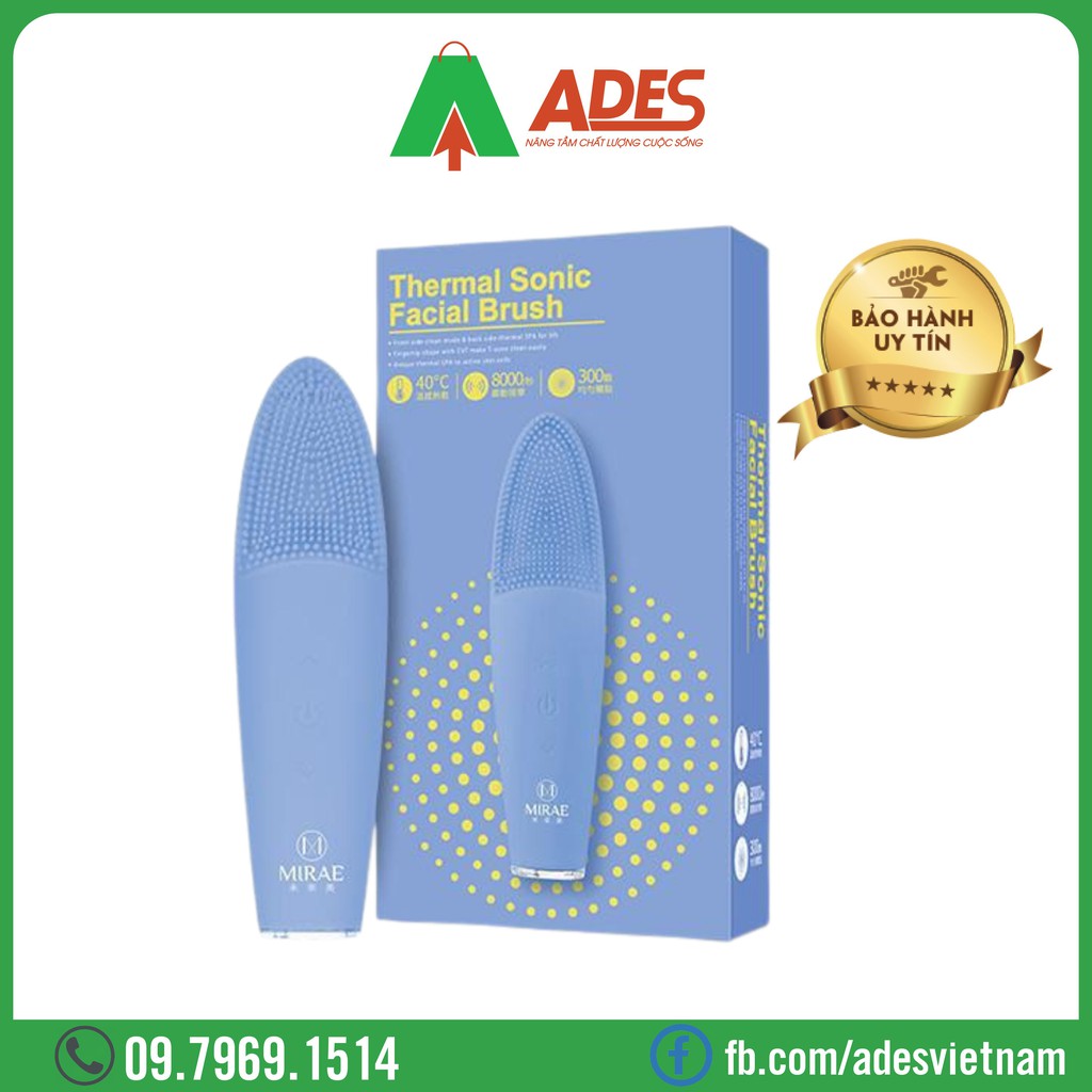 Máy Rửa Mặt MIRAE - Chính Hãng Bảo Hành 1 Năm - MIRAE THERMAL SONIC FACIAL BRUSH - NEW HOT 2021