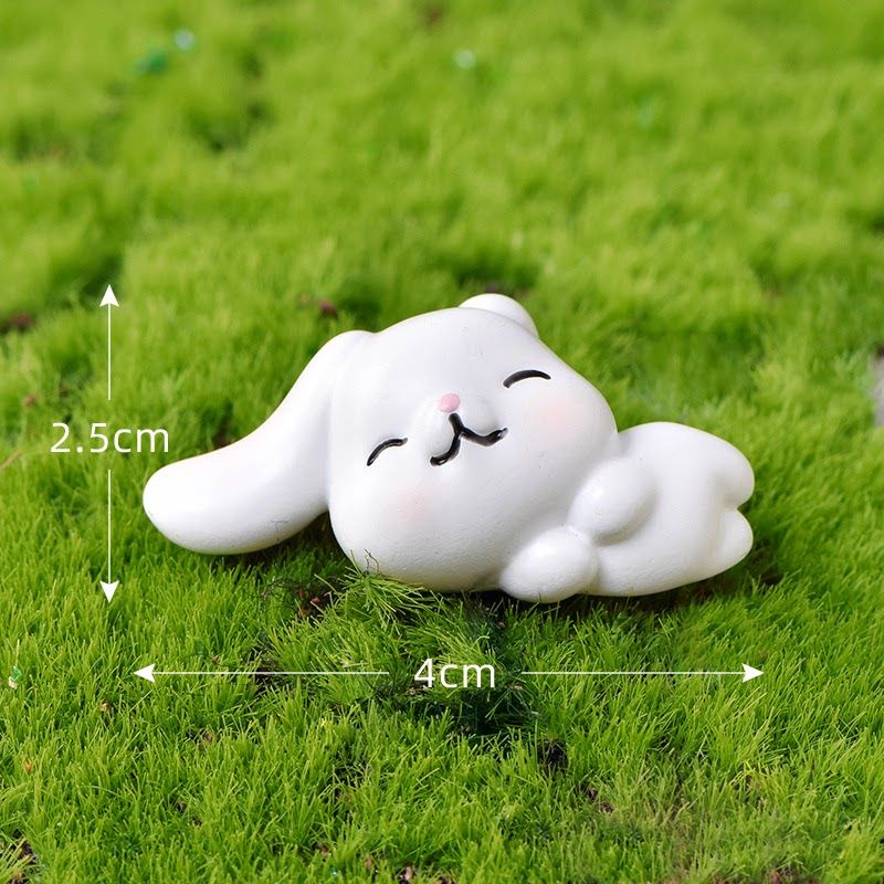 Phụ kiện các con vật dễ thương, sóc, khủng long, mèo, gấu, thỏ sử dụng trang trí tiểu cảnh terrarium, cây cảnh, handmade