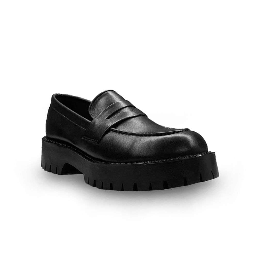 Chunky Loafer hoạ tiết Penny , giày lười nam da bò