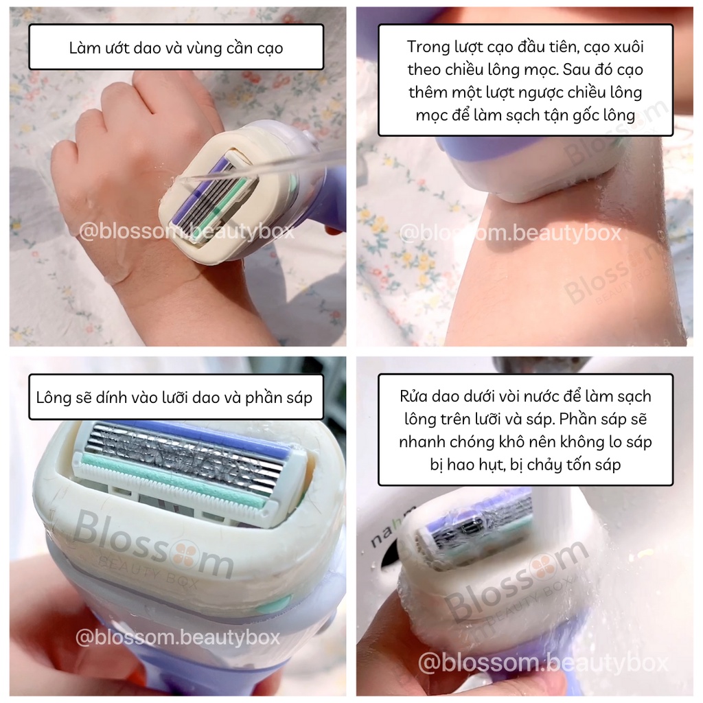 DAO CẠO SCHICK INTUITION ĐẦU BƠ KÈM REFILL