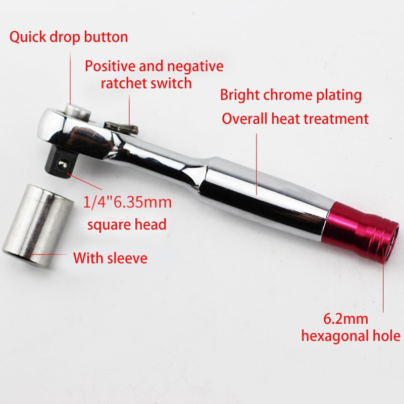 Cờ Lê Vặn Bánh Cóc 1 4 Inch 72 Răng Cứng Cáp