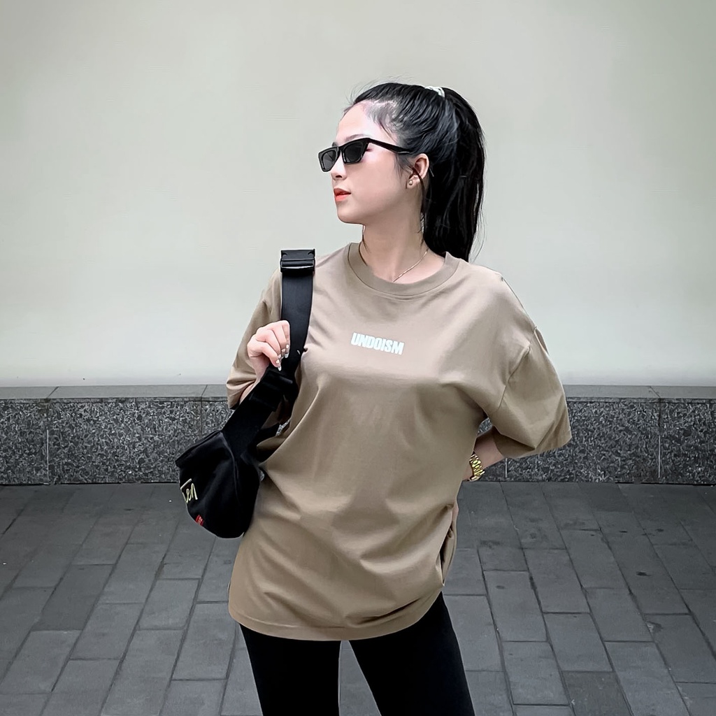 Áo Thun Unisex Undo Undoism Màu Cafe 100% Cotton - Local Brand Chính Hãng