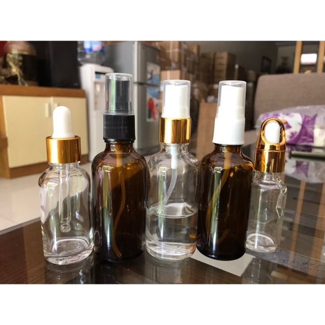 LỌ THUỶ TINH 20ML CÁC LOẠI NÚT