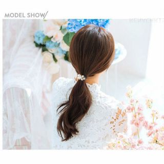 Buộc tóc hạt nhân tạo 3 vòng dây