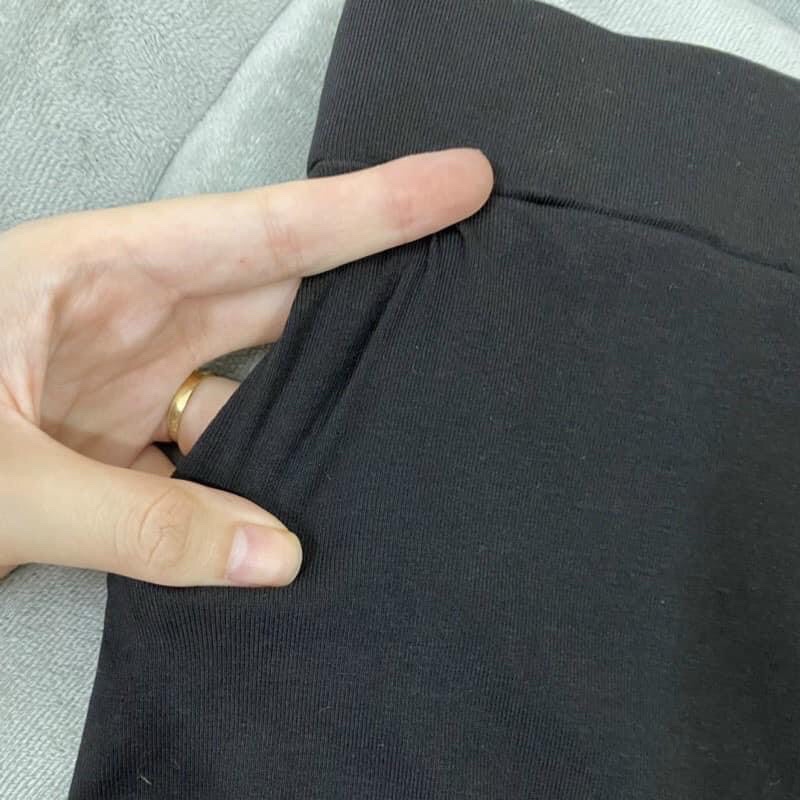 Chân váy đuôi cá dáng dài màu đen phong cách Hàn - Lumii