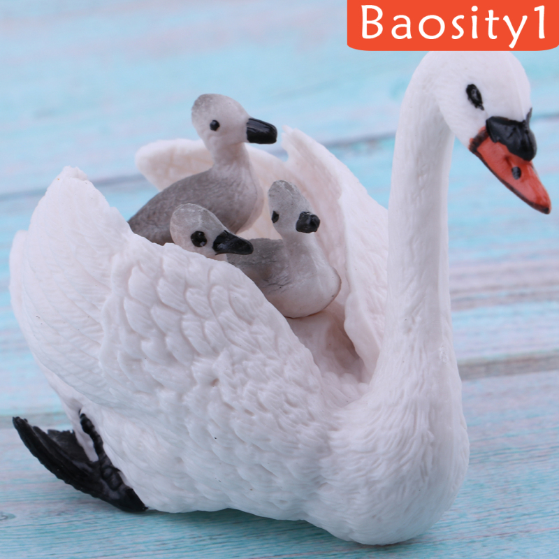1 Mô Hình Thiên Nga Trắng Dễ Thương Cho Bé
