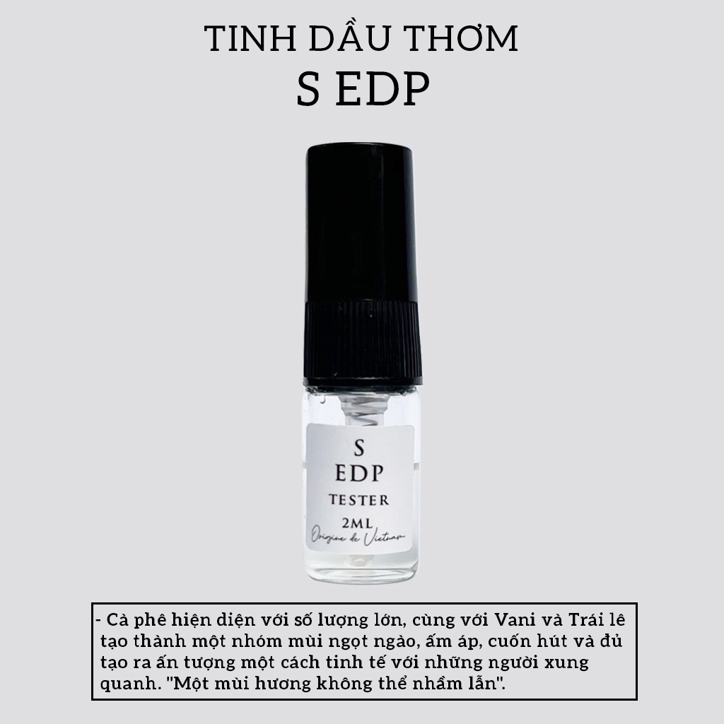 Tinh dầu thơm CODEDECO S EDP bí ẩn, quyến rũ, thu hút Vial 2ml