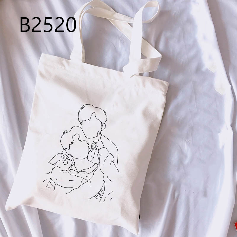 Túi Đeo Vai Vải Canvas In Hình Tharn