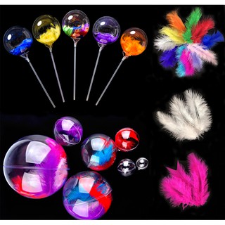 Set 100 Lông Vũ Nhiều Màu Sắc Dùng Để Trang Trí Tiệc