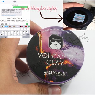 [Check SMS] Sáp vuốt tóc Volcanic Clay CHÍNH HÃNG 100%