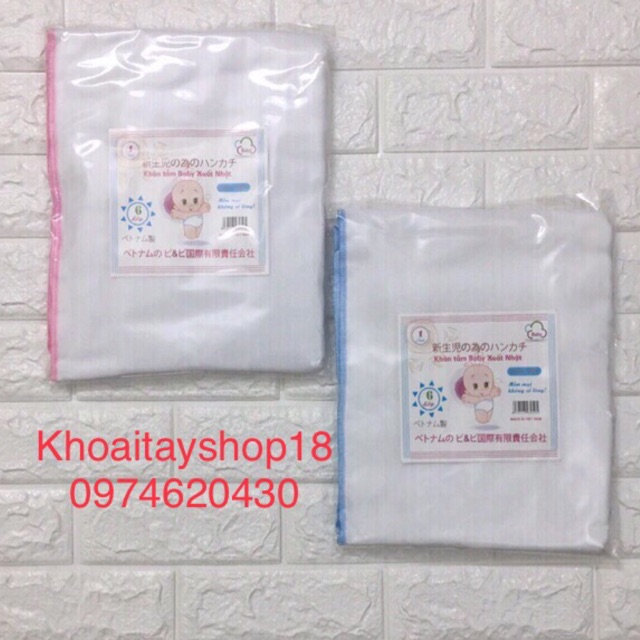 Khăn xô tắm 6 lớp xuất Nhật