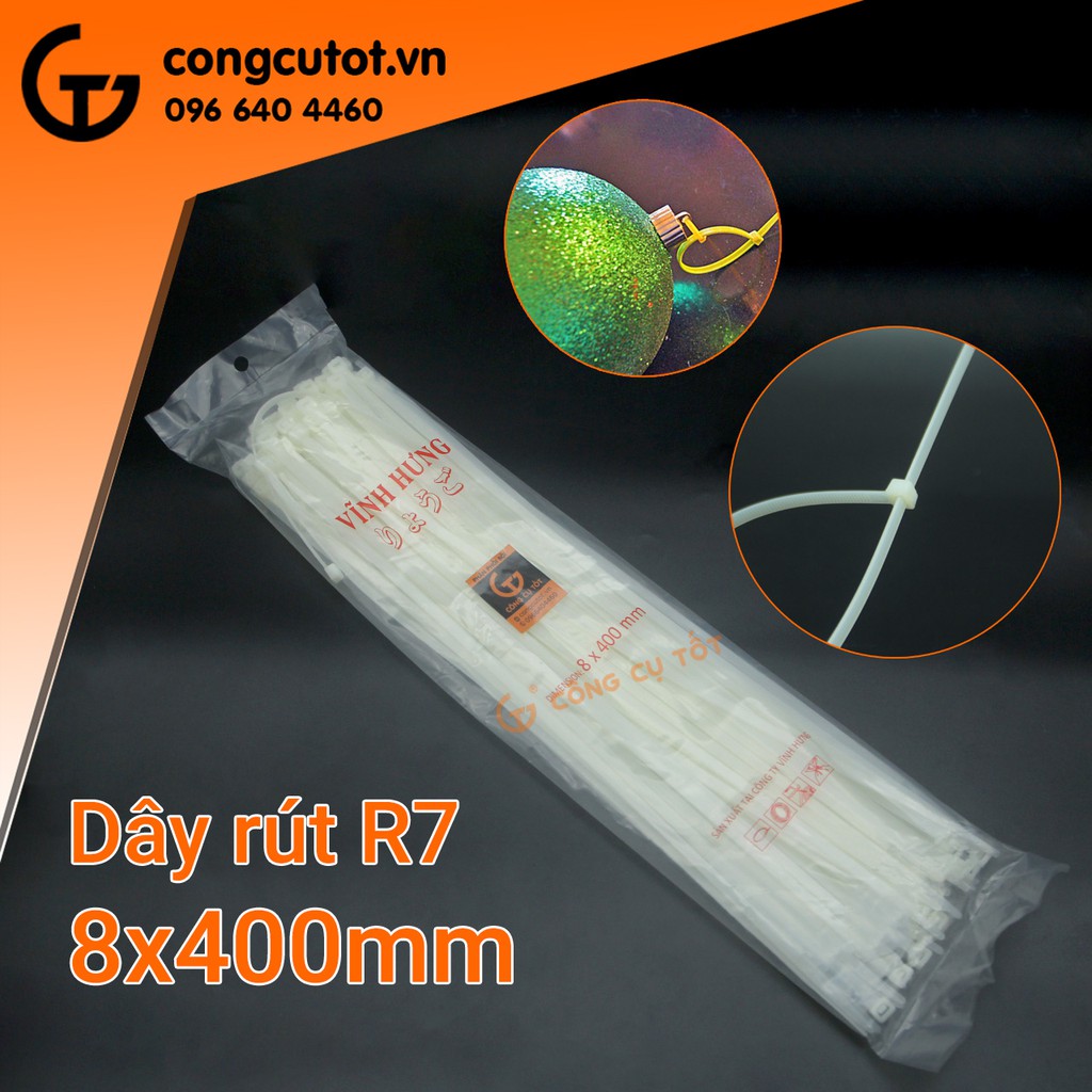 Dây rút nhựa PA66 túi 100 chiếc