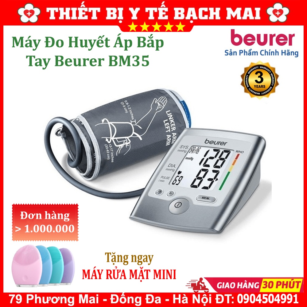 Máy Đo Huyết Áp Bắp Tay Beurer BM35 Nhập Khẩu Đức