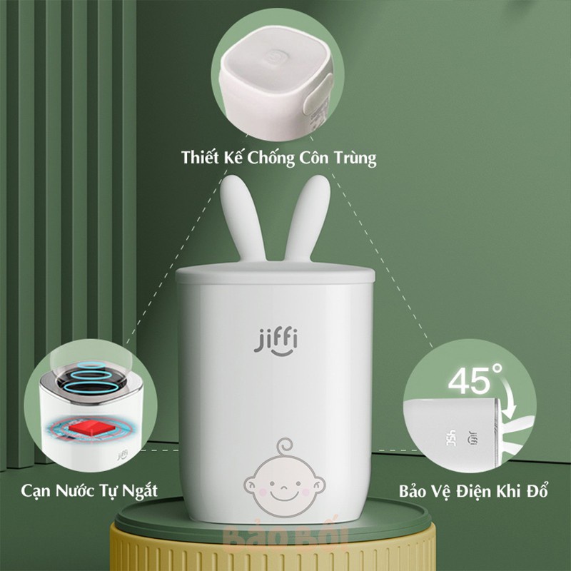 Máy hâm sữa JIFFI cầm tay không dây mini, JIFFI hâm bình sữa Warmer X 3.0