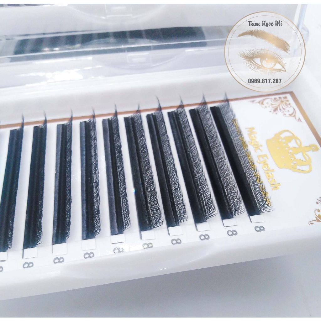 Mi YY siêu đẹp cong D 0.07 MIX - DỤNG CỤ NỐI MI_Thienngocmi