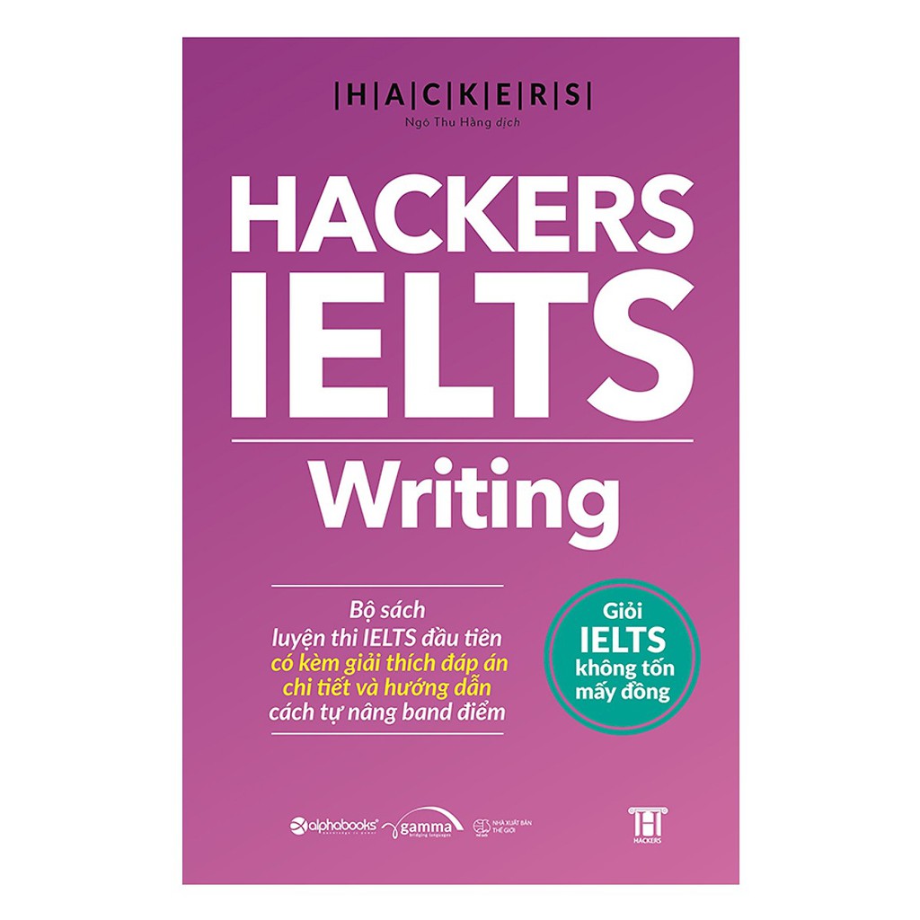 Sách - Hackers Ielts Writing Tặng kèm Bookmark