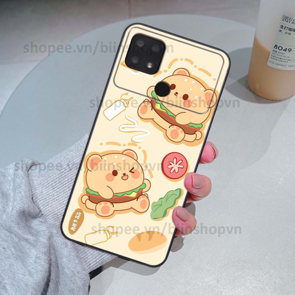 Ốp Xiaomi Poco C40 in hình gấu chocolate kẹo ngọt siêu đẹp siêu xinh