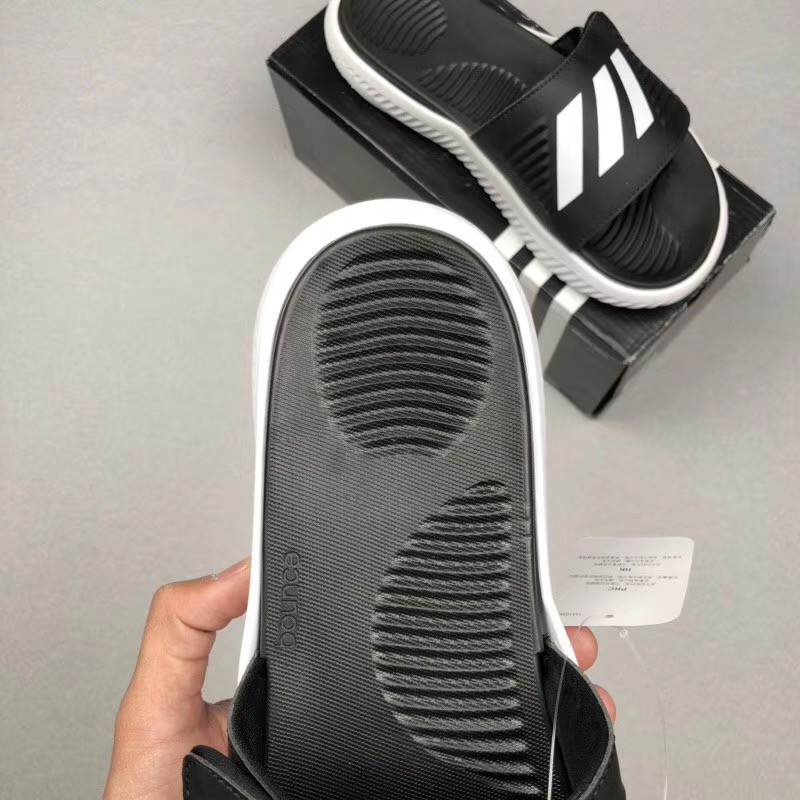 Full box - Dép Quai Ngang Thể Thao Adilette premium, AlphaBoune