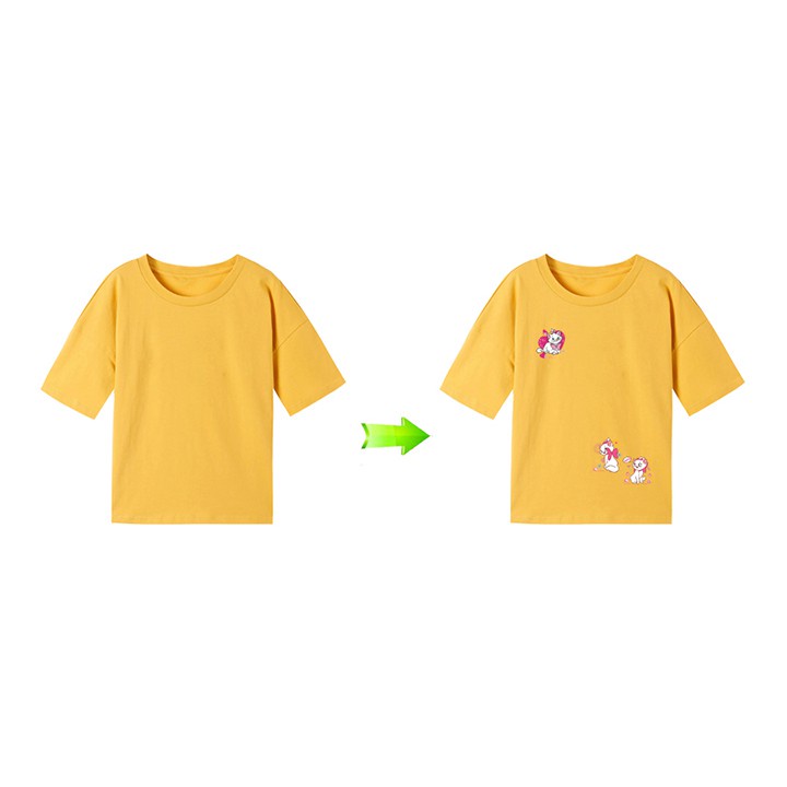 Set Miếng Dán Ủi Thêu Hình Mèo Mini Diy Thiết Kế Mới Có Thể Giặt Được Cho Trẻ Em