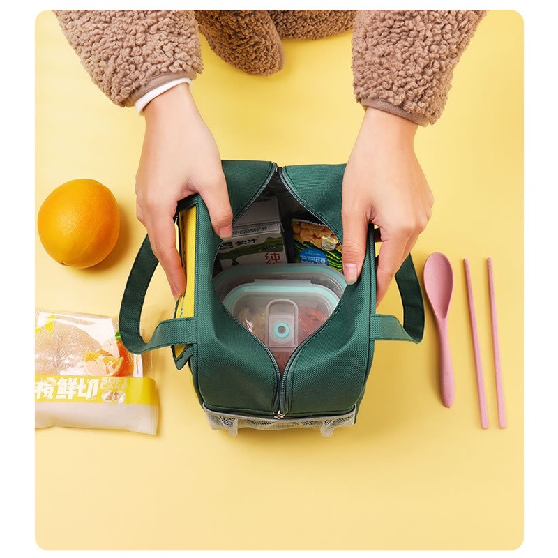 Only HOUSE Túi tote Đựng Cơm Trưa Phong Cách Hoạt Hình Nhật Bản Cho Học Sinh Tiểu Học Và Du Lịch ba