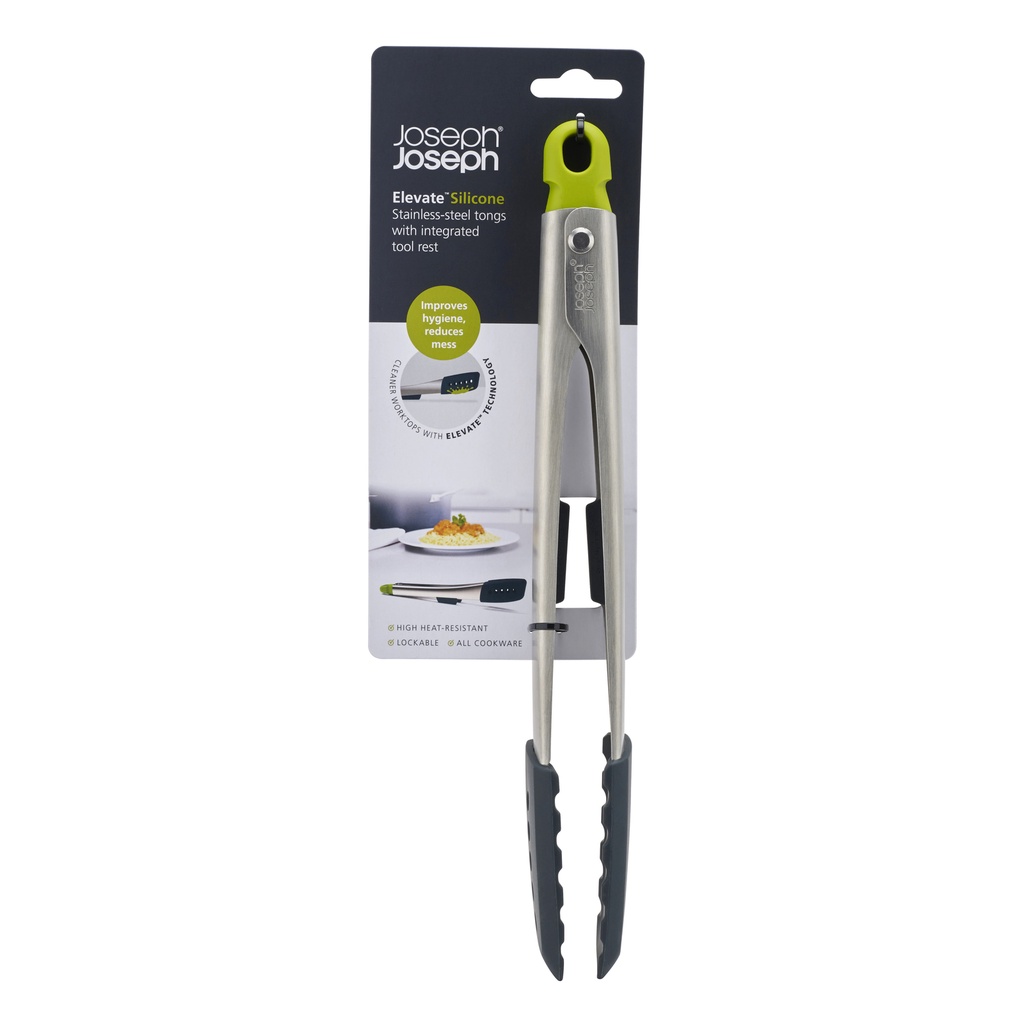 Kẹp Gắp Thức Ăn Joseph Joseph Elevate Silicone Steel Tongs - 101621