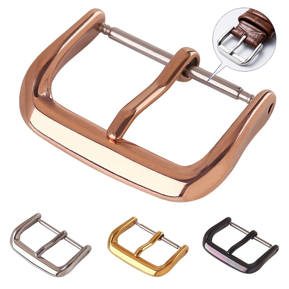 Chốt Cài Dây Đồng Hồ Bằng Thép Không Gỉ 16mm 18mm 20mm