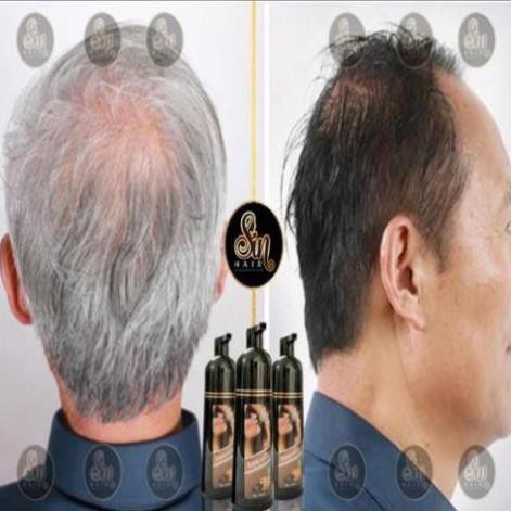 [Cam kết chính hãng] Dầu Gội Phủ Bạc Sin Hair, Phủ Bạc Đen Tóc, Nâu Tóc Từ Lần Gội Đầu Tiên, 100% Thảo Dược Thiên Nhiên